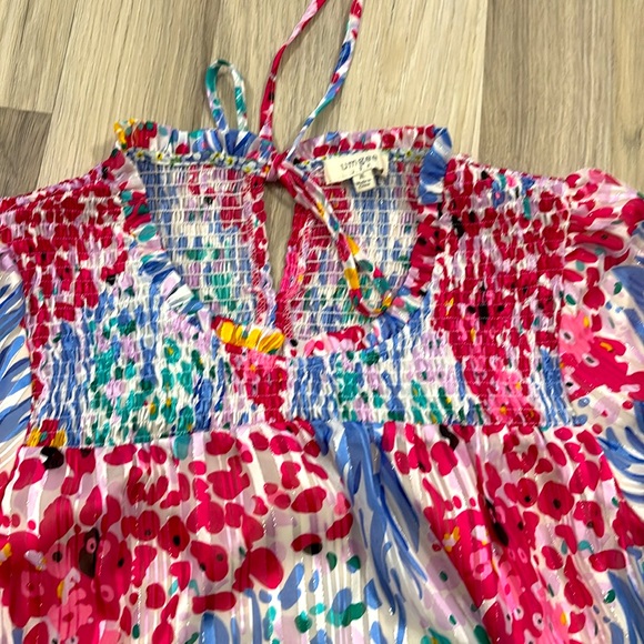 Umgee Colorful Smocked Top Bollon  Sleeve Size XL‎ - Picture 4 of 11